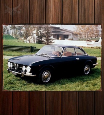 Металлическая табличка Alfa Romeo 1750 GT Veloce (105)